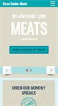 Mobile Screenshot of byroncentermeats.com