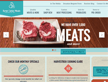 Tablet Screenshot of byroncentermeats.com